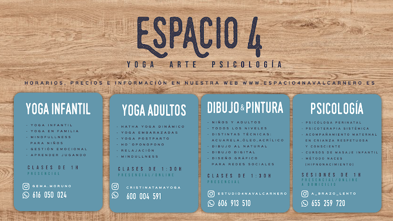Espacio 4 Navalcarnero | Yoga, Pintura Y Psicología